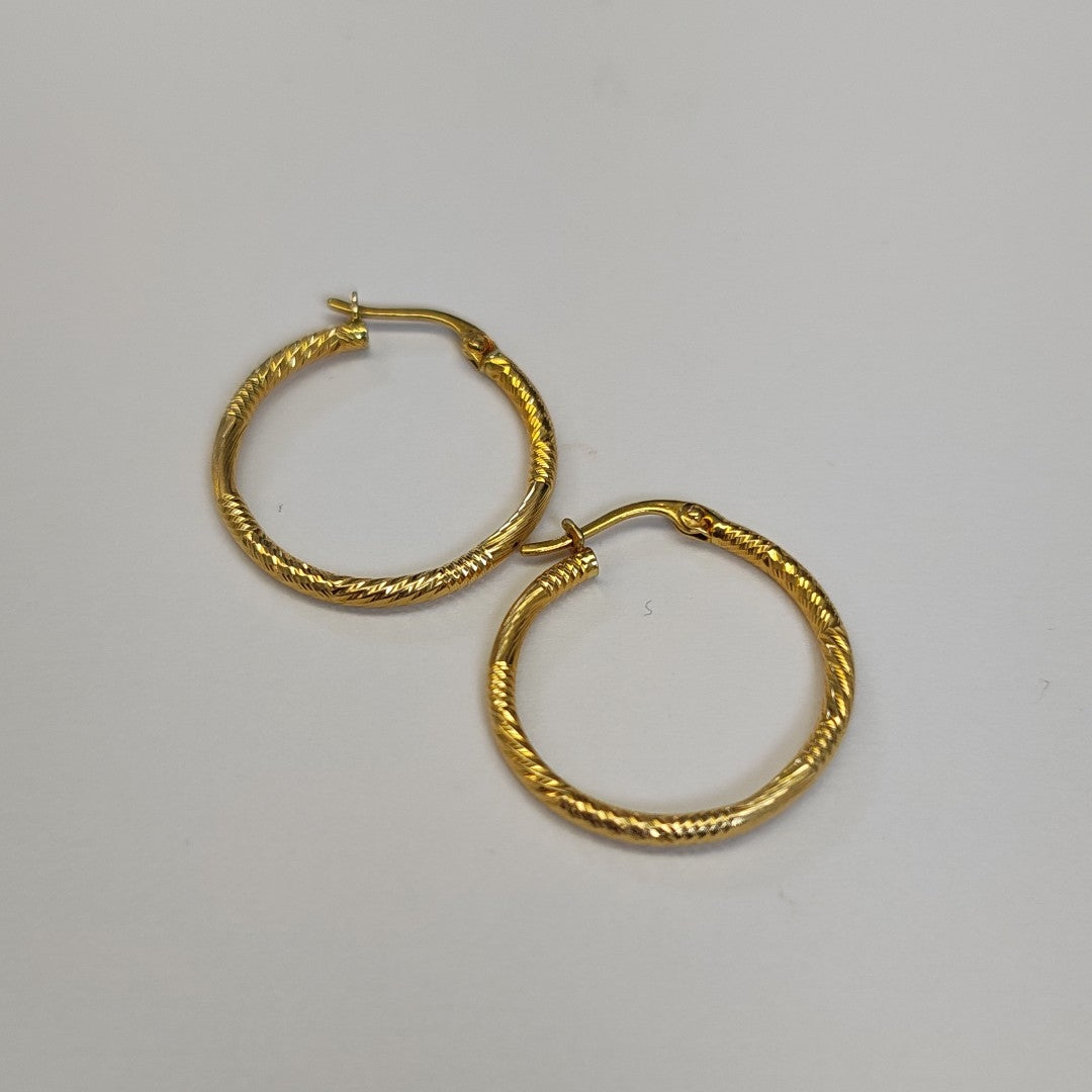 ARRACADAS PAR ORO 14 K 2 GRMS (SEMINUEVO)