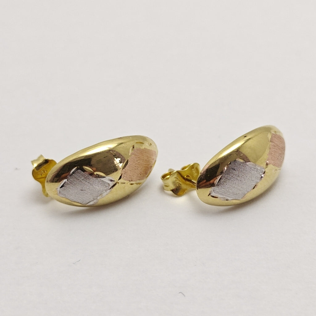 BROQUELES PAR ORO 14 K 1,70 GRMS (SEMINUEVO)