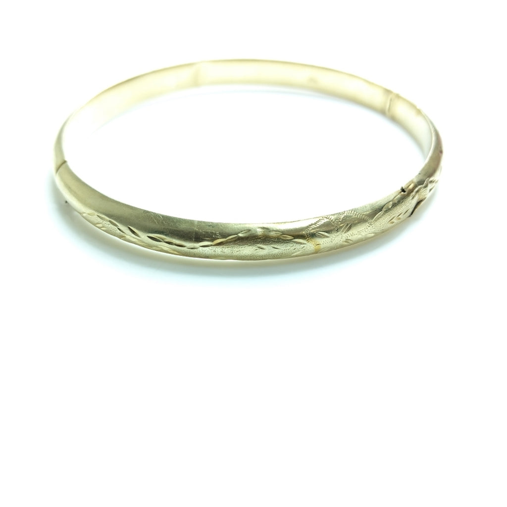 PULSERA RIGIDA ORO 14 K 8.7 GRMS (SEMINUEVO)