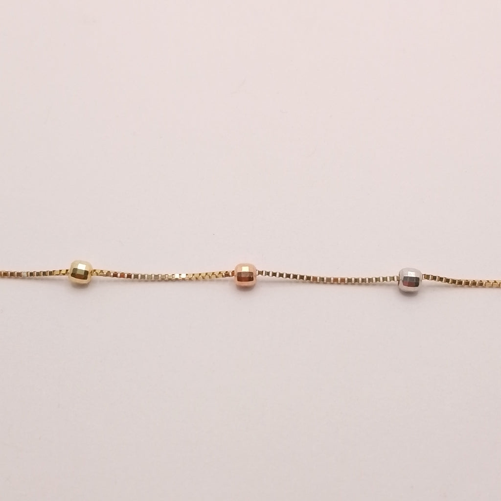 CADENA ORO, ORO COMBINADO 14 K 2.6 GRMS (SEMINUEVO)