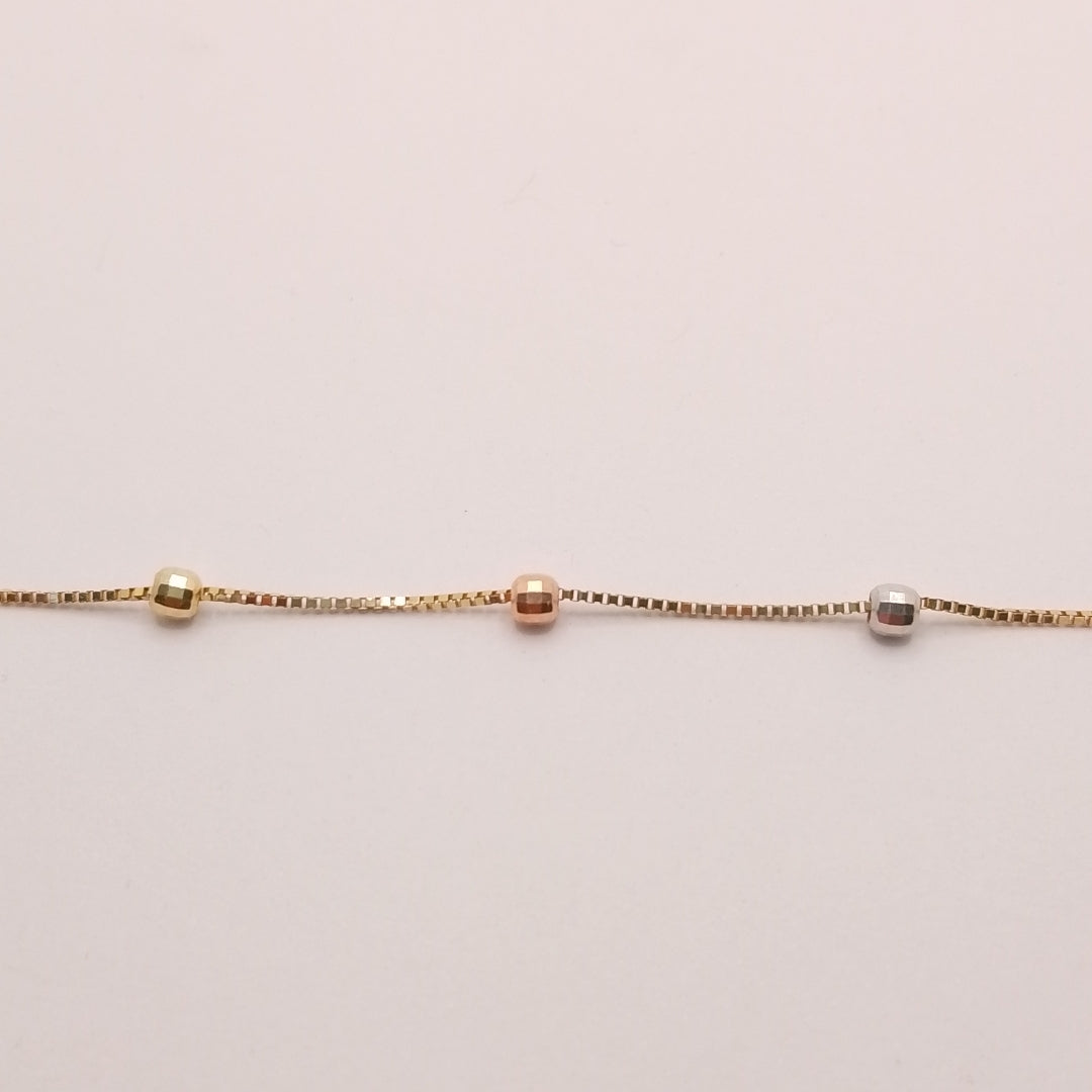 CADENA ORO, ORO COMBINADO 14 K 2.6 GRMS (SEMINUEVO)