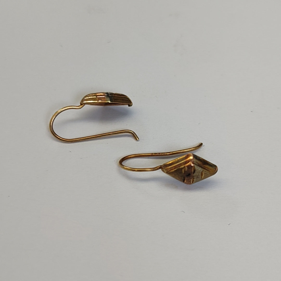 ARETES PAR ORO 10 K 0,70 GRMS (SEMINUEVO)