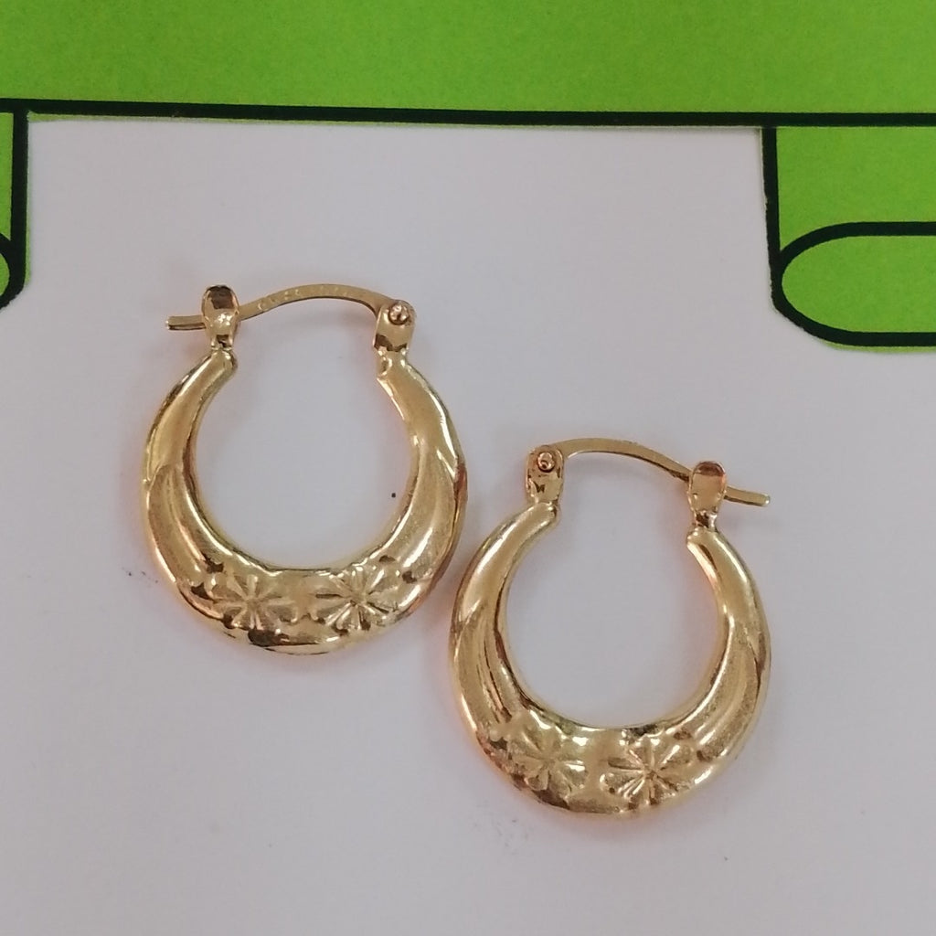 ARRACADAS PAR ORO 10 K 1,40 GRMS (SEMINUEVO)