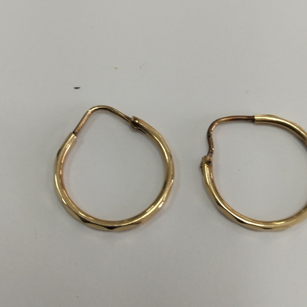 ARRACADAS PAR ORO 14 K 1,10 GRMS (SEMINUEVO)