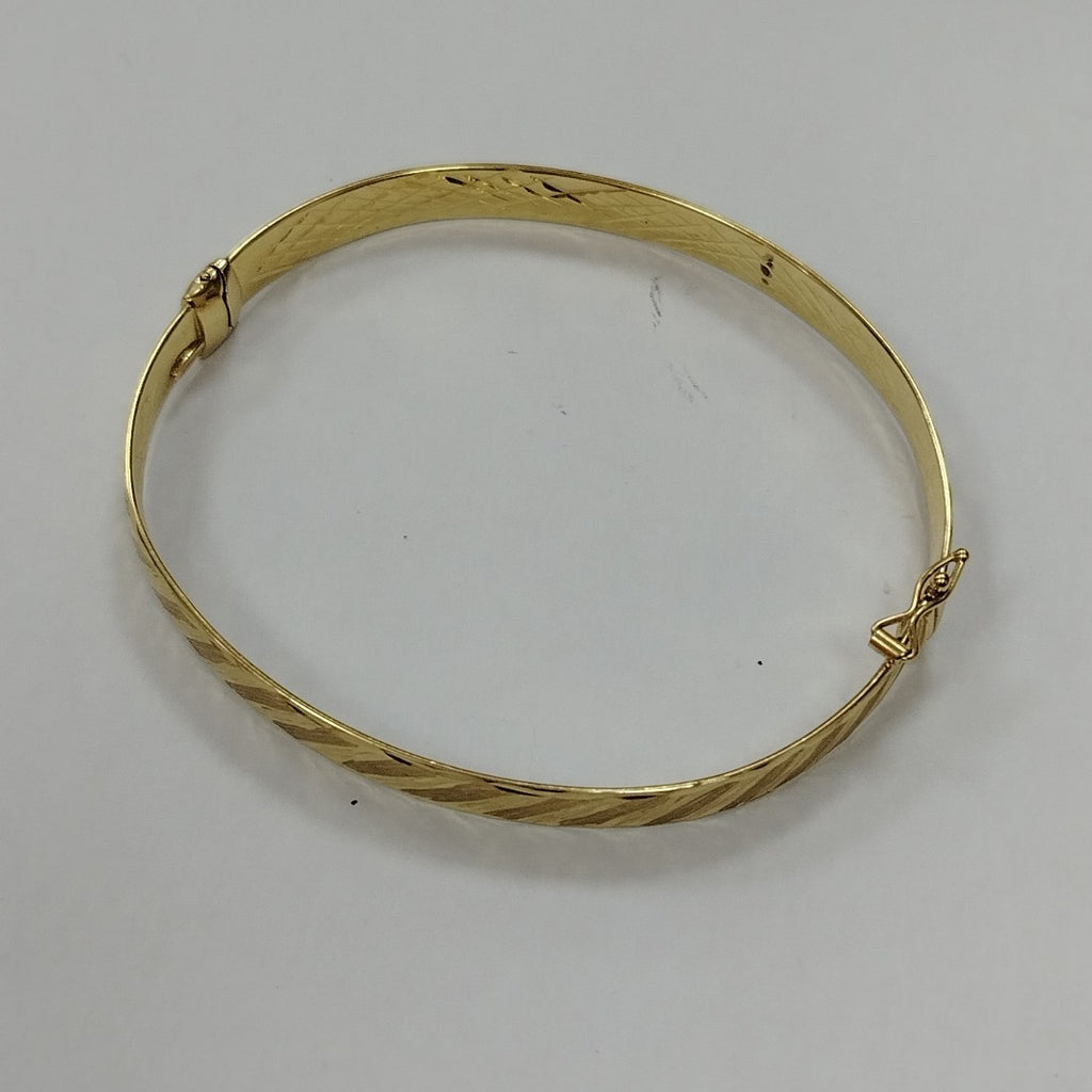 PULSERA RIGIDA ORO 14 K 5.7 GRMS (SEMINUEVO)