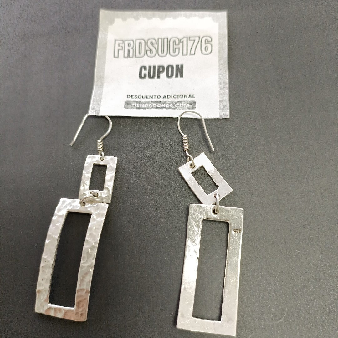 ARETES PAR PLATA 10.4 GRMS (SEMINUEVO)