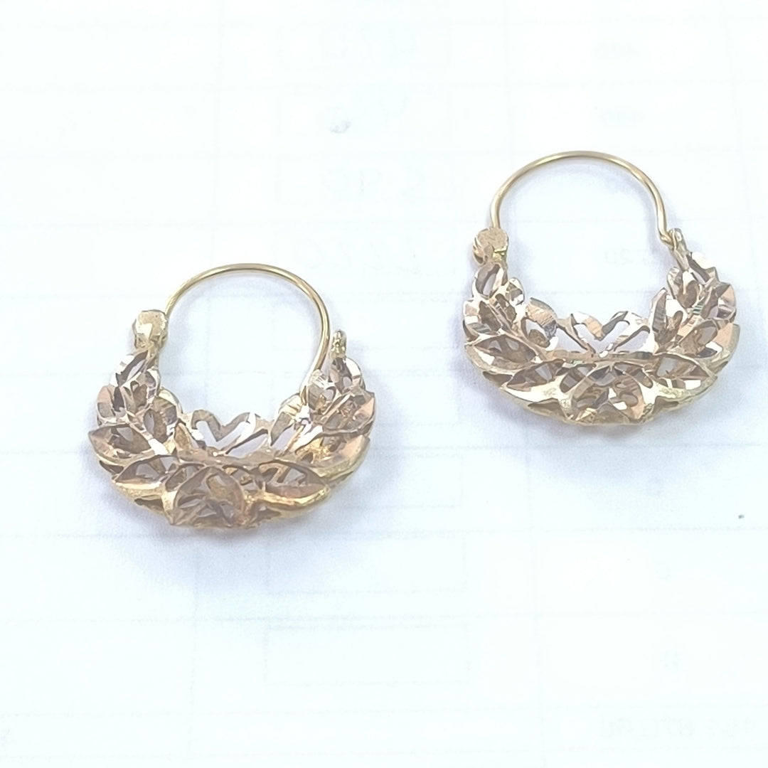 ARETES PAR ORO 10 K 3,30 GRMS (SEMINUEVO)