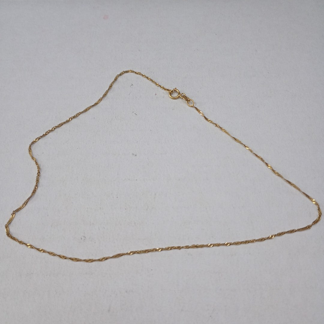 CADENA ORO 10 K 0.9 GRMS (SEMINUEVO)