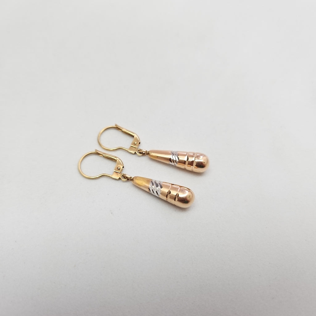 ARETES PAR ORO 14 K 3.2 GRMS (SEMINUEVO)