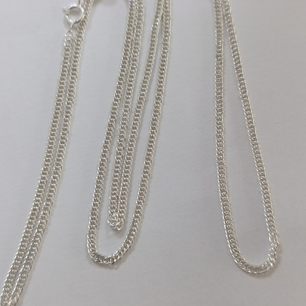 CADENA BARBADA PLATA .925 60 CM 4.82 GR (NUEVO)