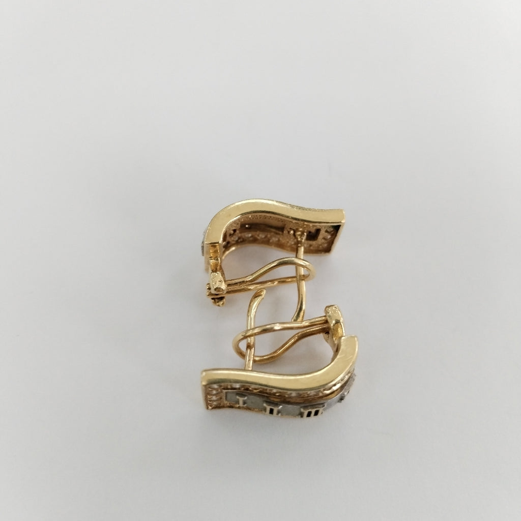 ARETES PAR ORO 14 K 7,30 GRMS (SEMINUEVO)