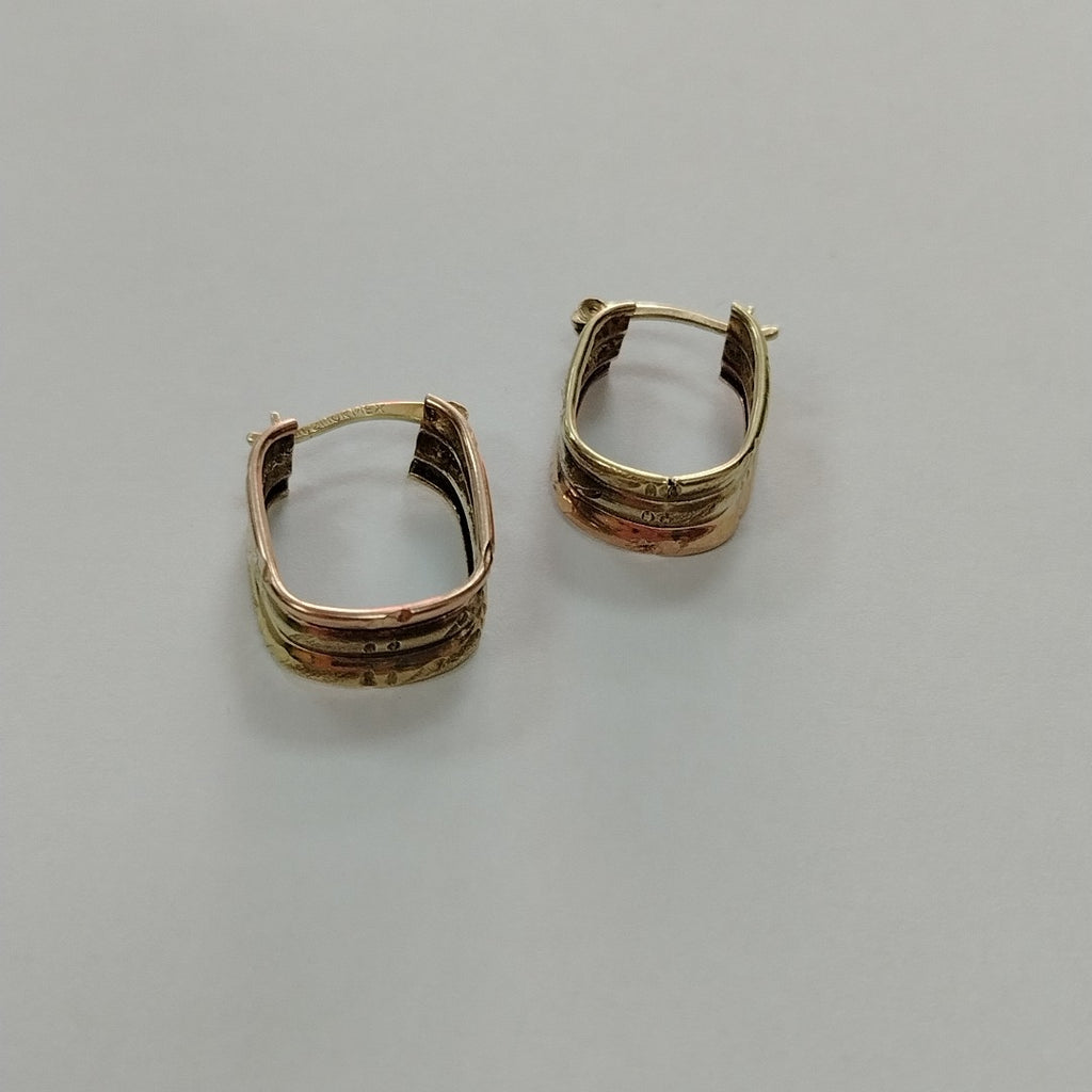 ARRACADAS PAR ORO 10 K 3,20 GRMS (SEMINUEVO)
