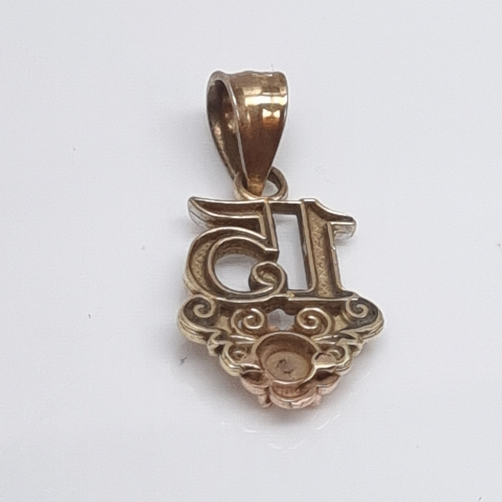 DIJE ORO 14 K 1.3 GRMS (SEMINUEVO)