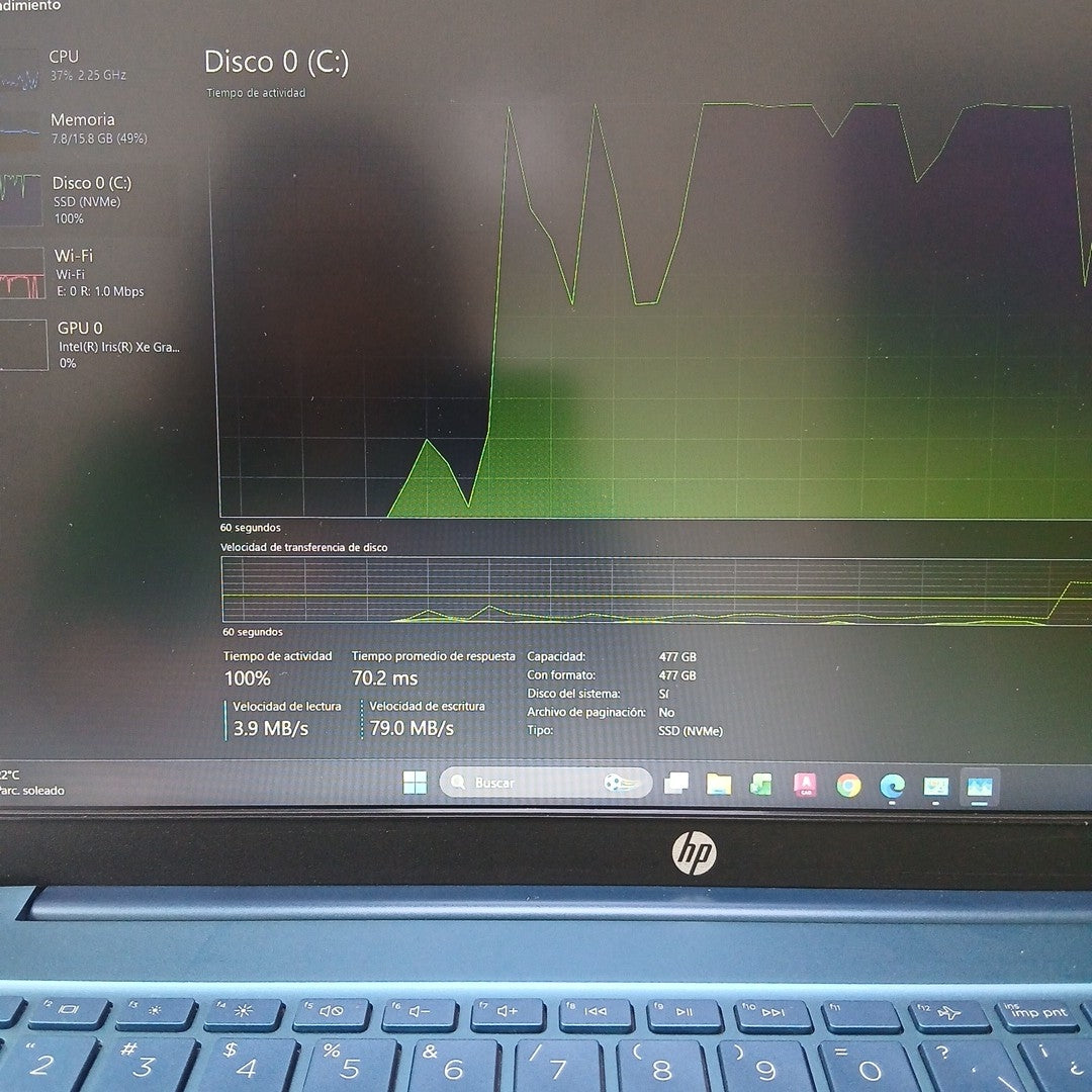 LAPTOP HP 15-EG0512LA (2023) 512 GB SSD 16 GB RAM