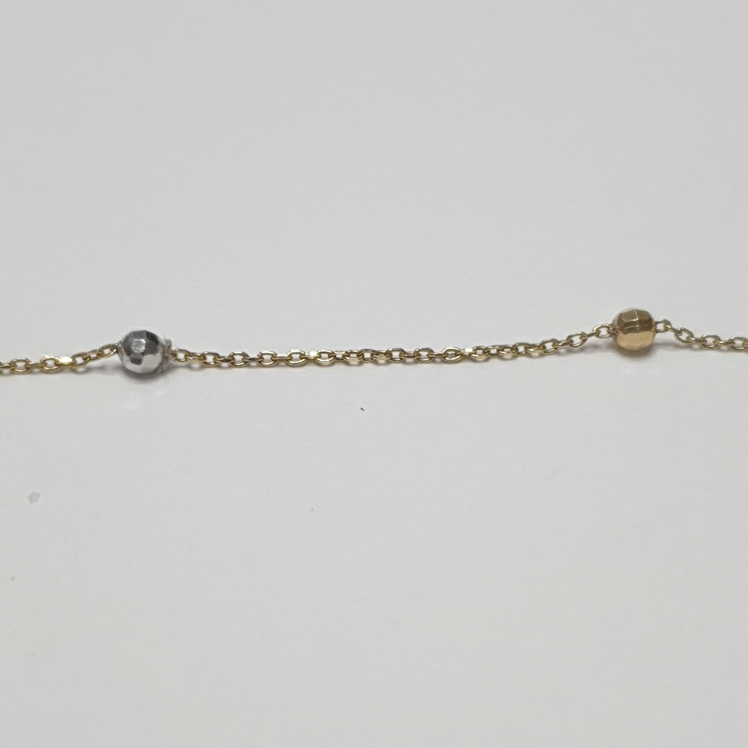 GARGANTILLA ORO COMBINADO 14 K 2 GRMS (SEMINUEVO)