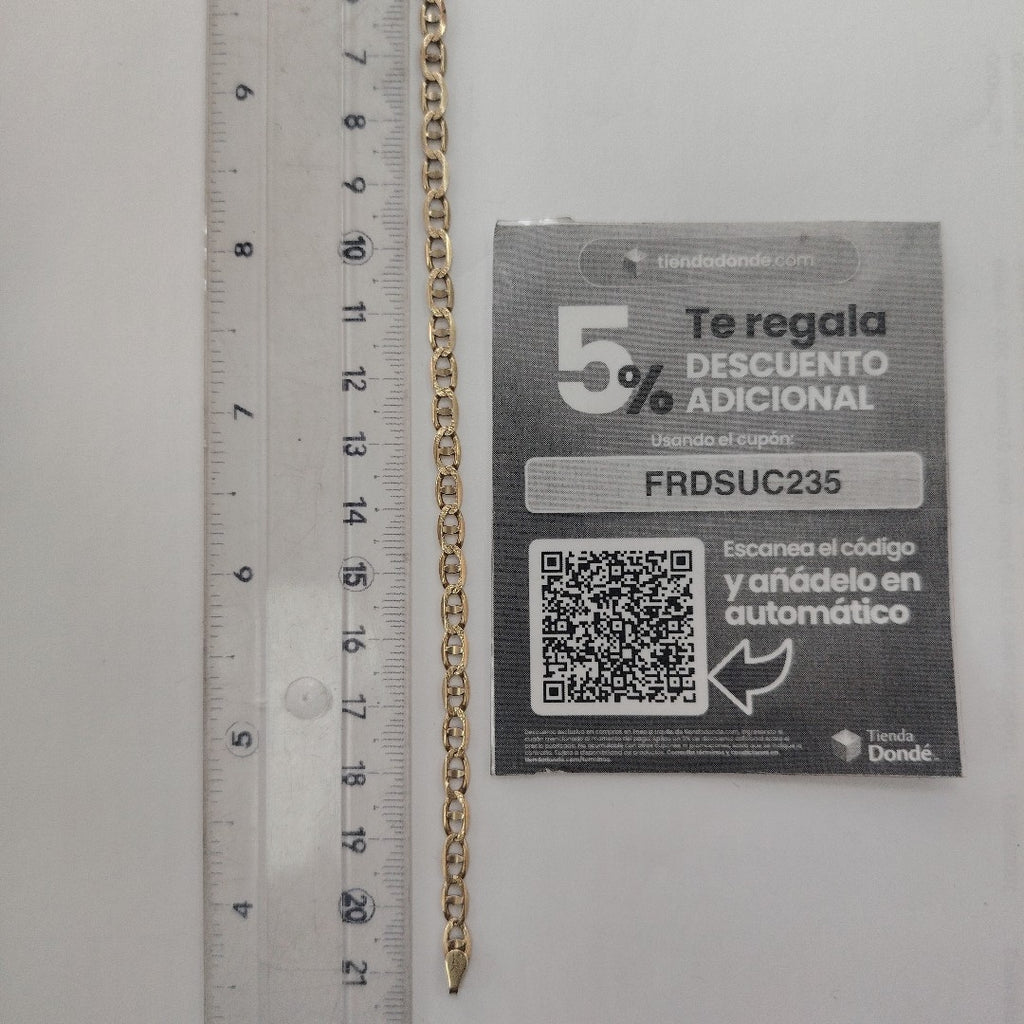 PULSERA ORO 14 K 4.9 GRMS (SEMINUEVO)