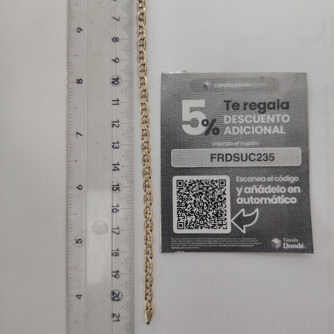 PULSERA ORO 14 K 4.9 GRMS (SEMINUEVO)