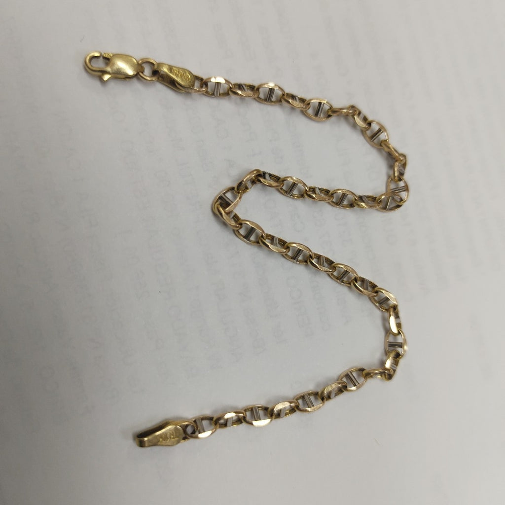 PULSERA ORO COMBINADO 14 K 1.5 GRMS (SEMINUEVO)