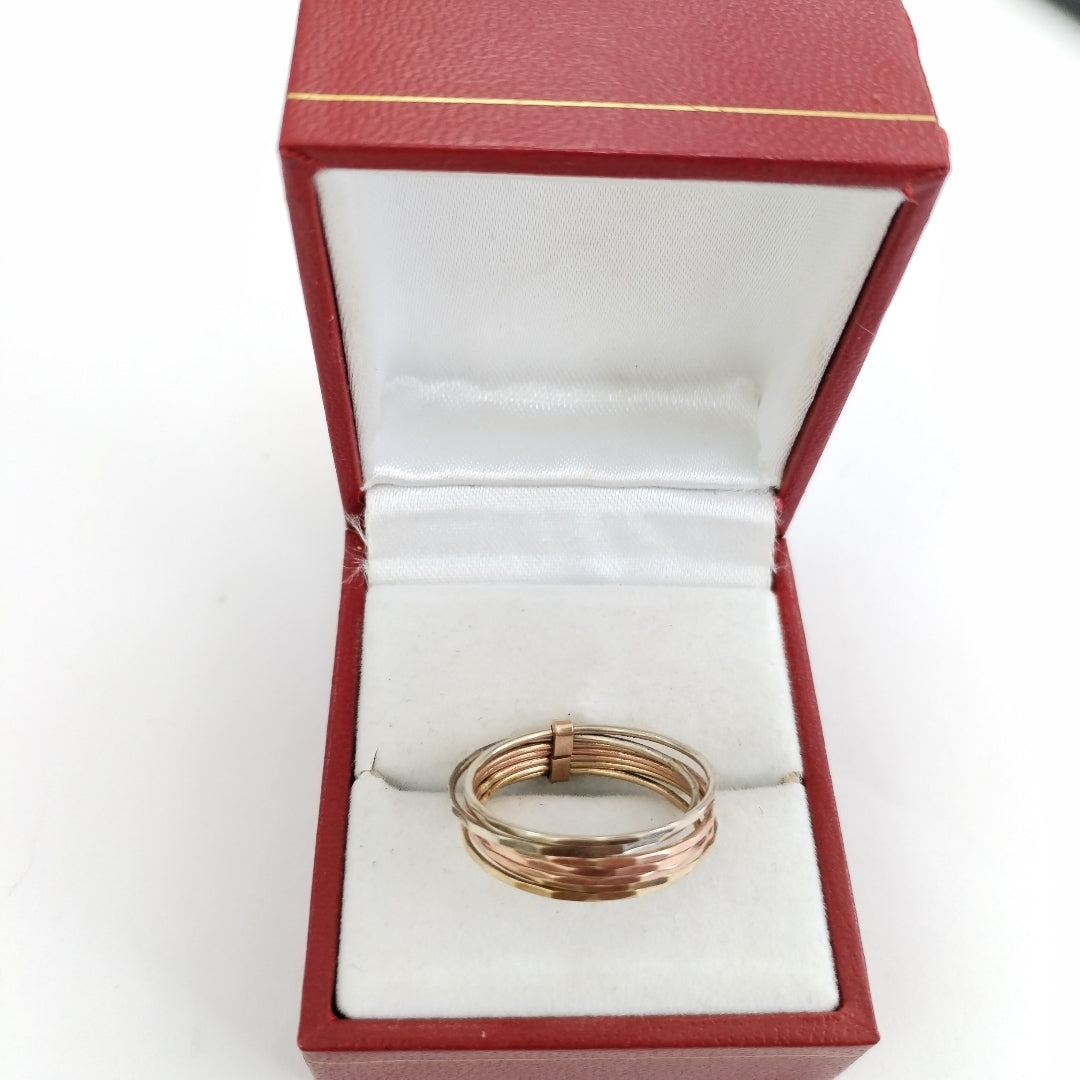 ANILLO ORO 10 K 2,50 GRMS (SEMINUEVO)