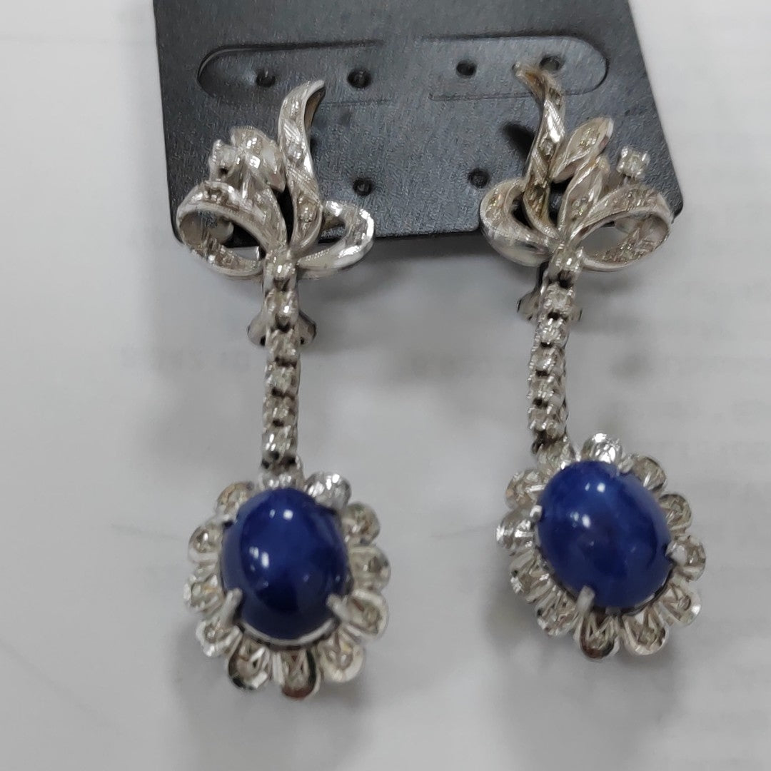 ARETES PAR ORO BLANCO 14 K 13.5 GRMS (SEMINUEVO)