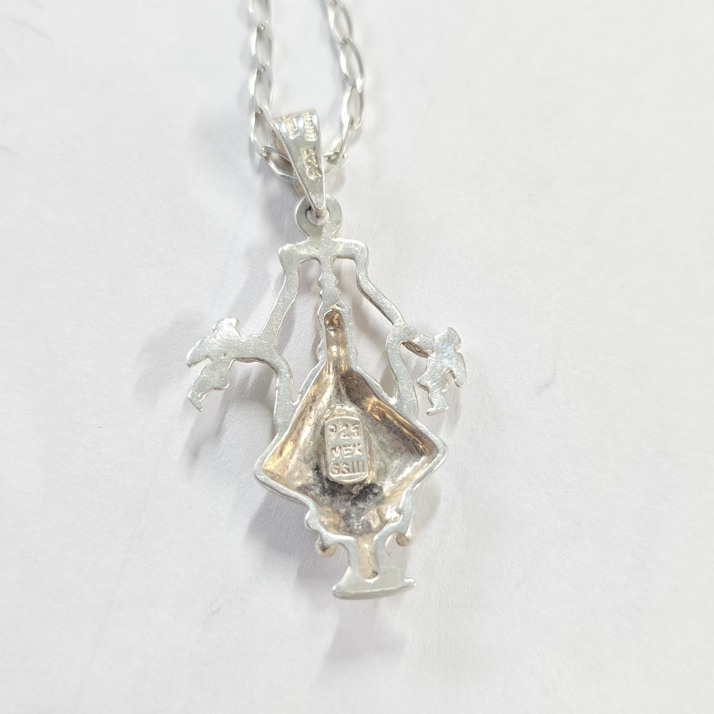 CADENA, DIJE PLATA 5.8 GRMS (SEMINUEVO)