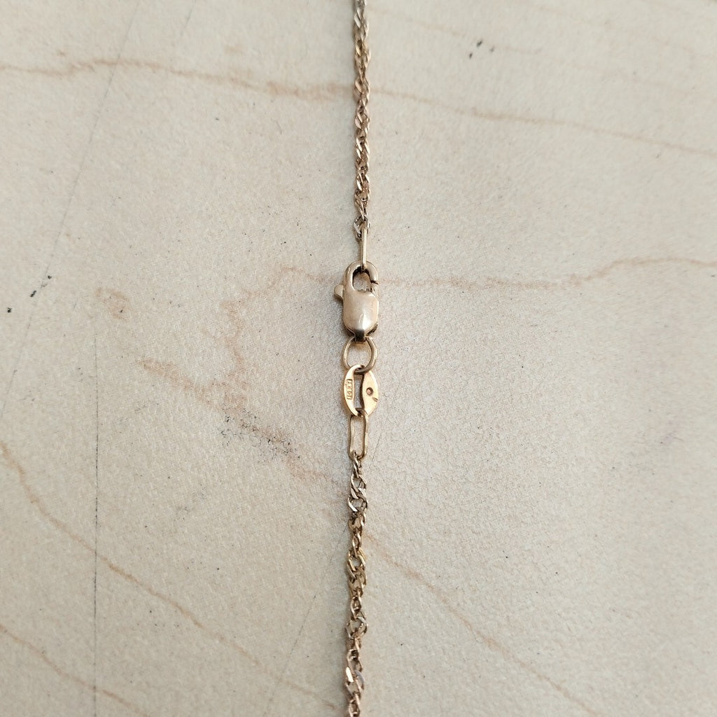 CADENA ORO COMBINADO 10 K 2.2 GRMS (SEMINUEVO)