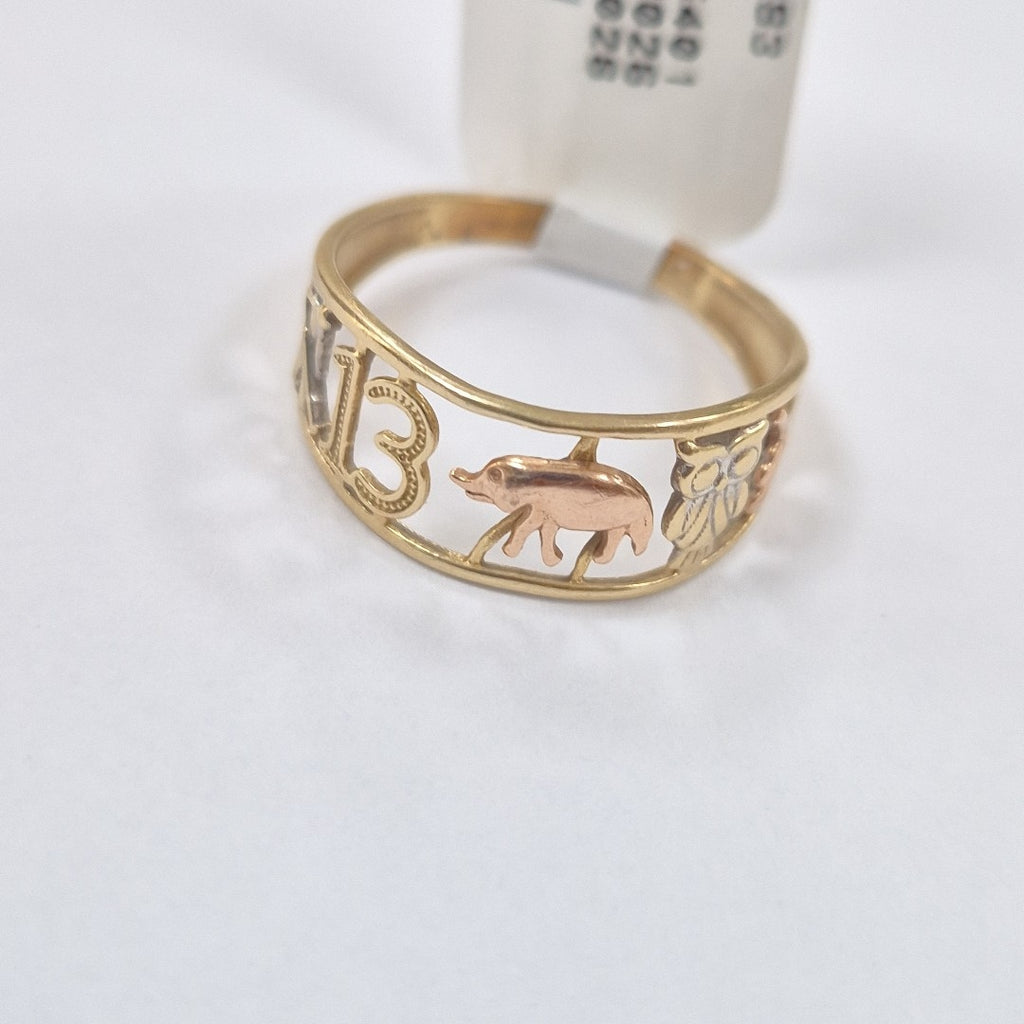 ANILLO ORO 14 K 1.6 GRMS (SEMINUEVO)