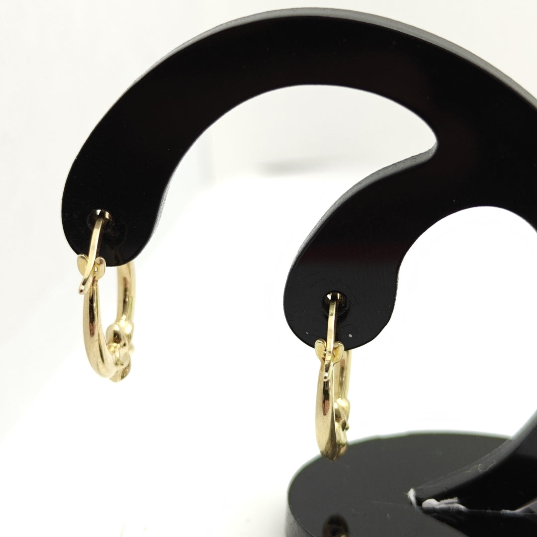ARRACADAS PAR ORO 14 K 1,20 GRMS (SEMINUEVO)