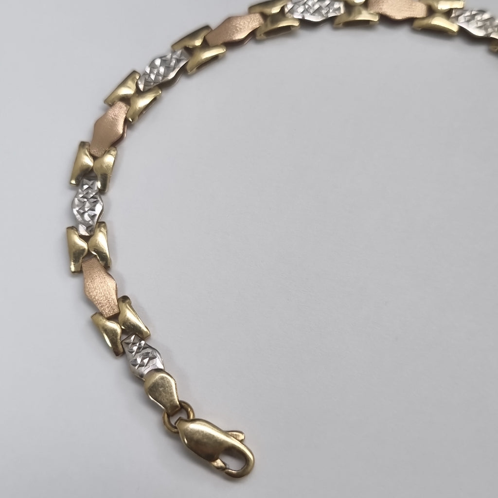 PULSERA ORO,ORO COMBINADO 10 K 4,40 GRMS (SEMINUEVO)