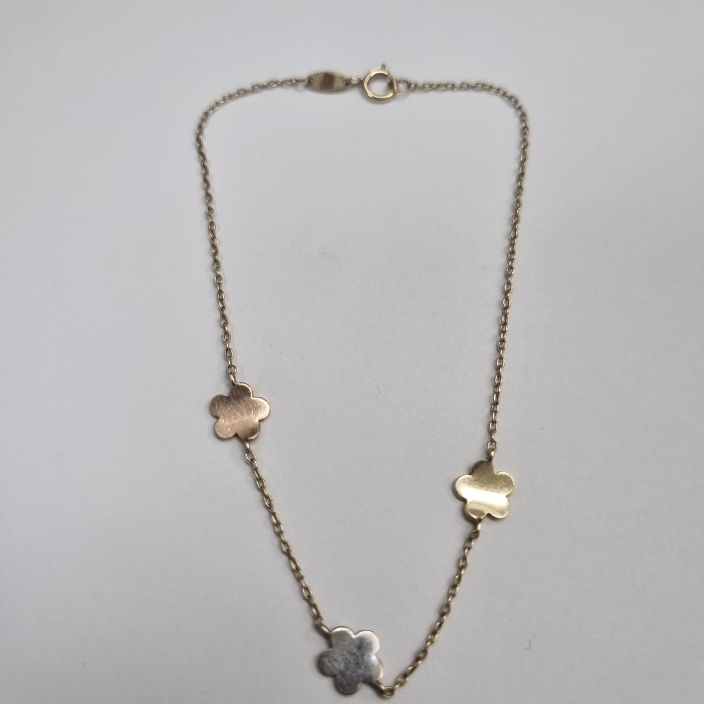 PULSERA ORO,ORO COMBINADO 10 K 1,60 GRMS (SEMINUEVO)