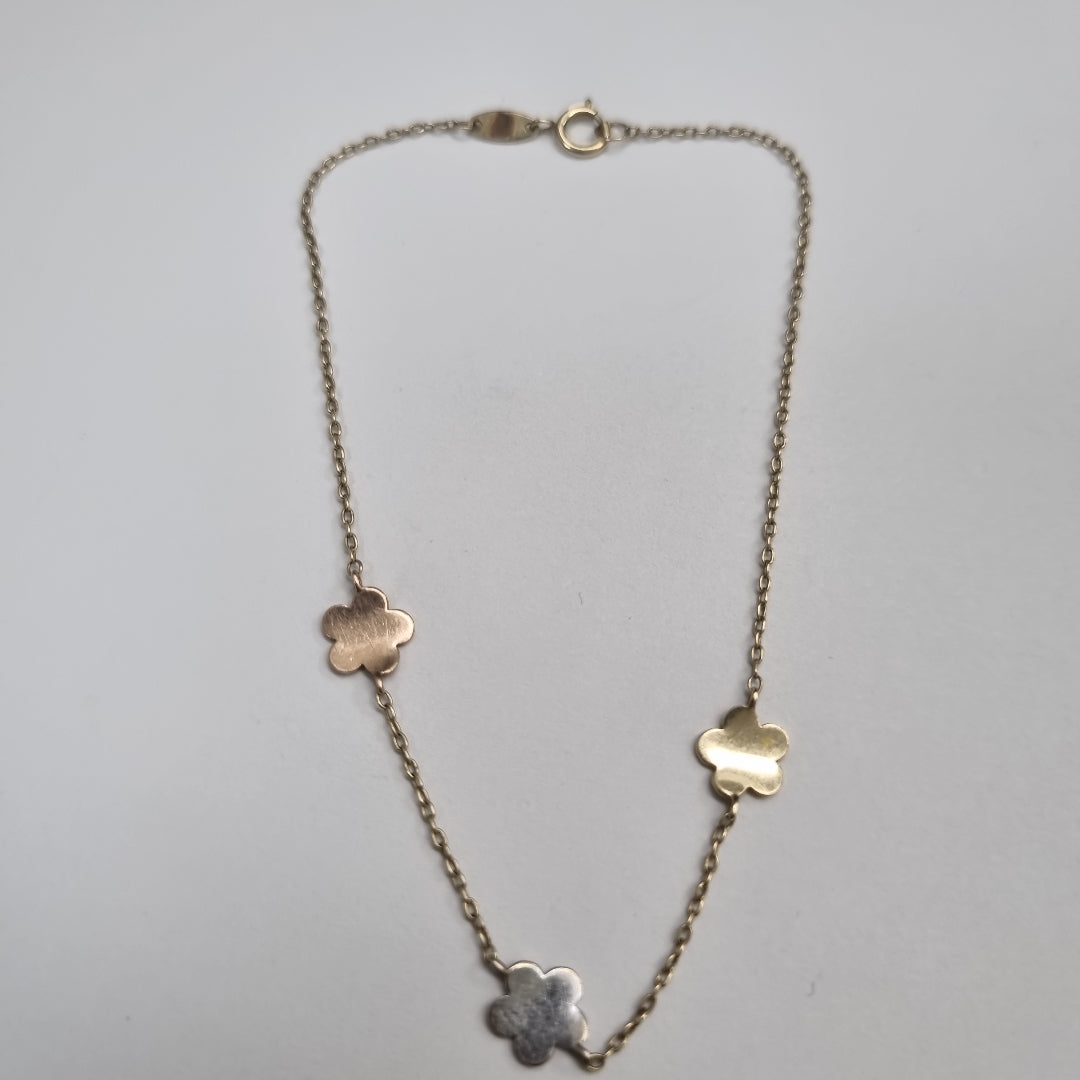 PULSERA ORO,ORO COMBINADO 10 K 1,60 GRMS (SEMINUEVO)