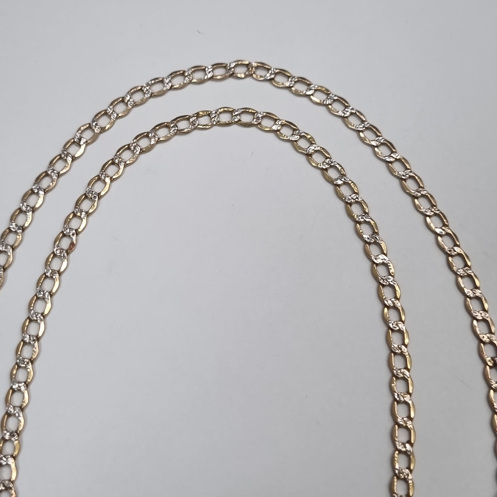 CADENA ORO,RODIADO 10 K 3,60 GRMS (SEMINUEVO)