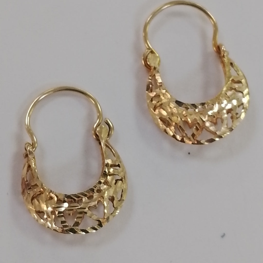 ARRACADAS PAR ORO 10 K 1,60 GRMS (SEMINUEVO)