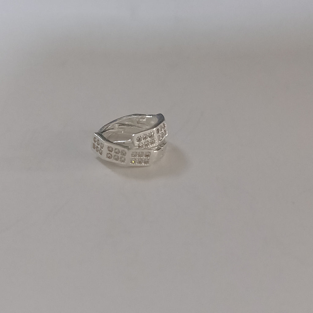 ARRACADAS C/CIRCONIAS PLATA .925 2.5 GR (NUEVO)