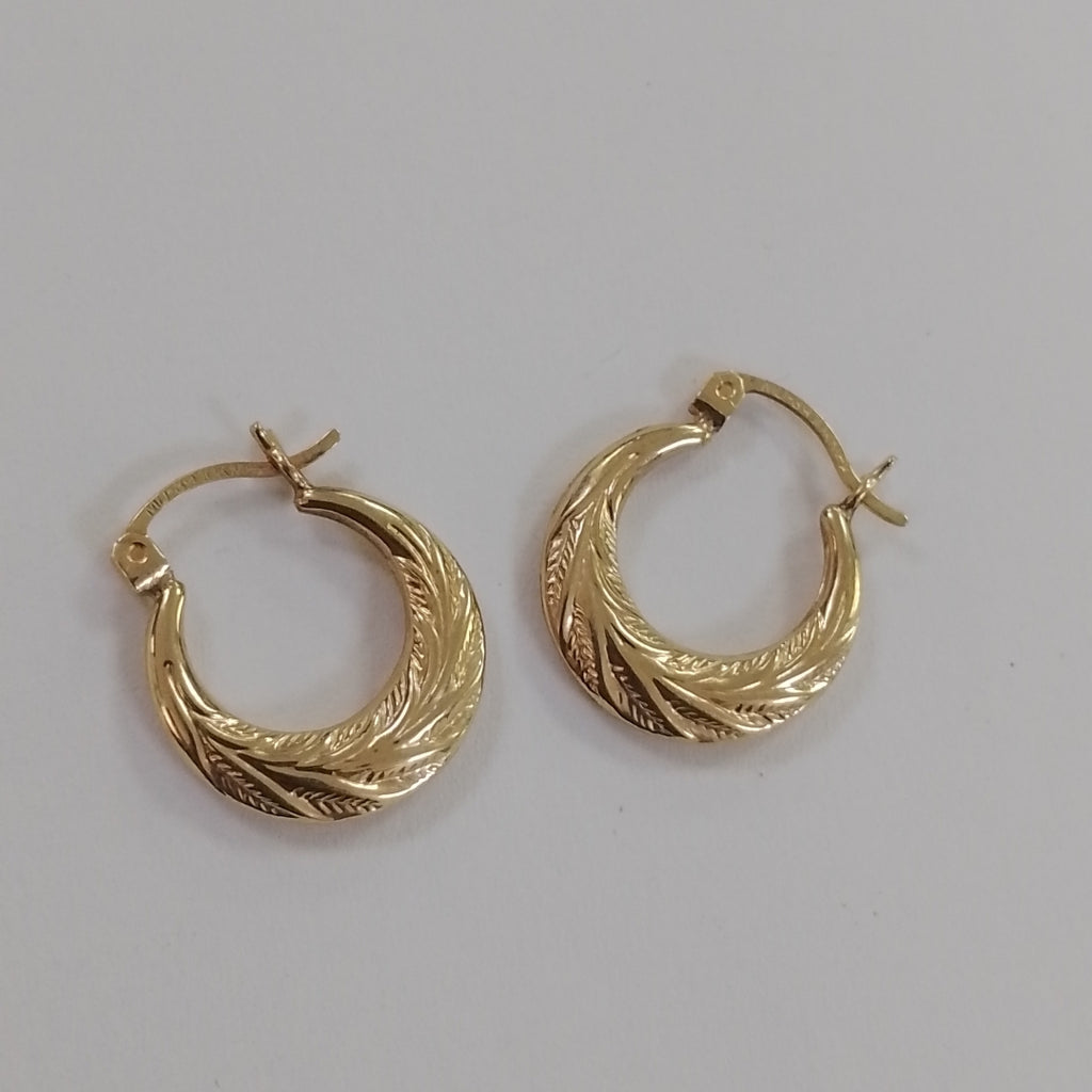 ARRACADAS PAR ORO 10 K 1,40 GRMS (SEMINUEVO)