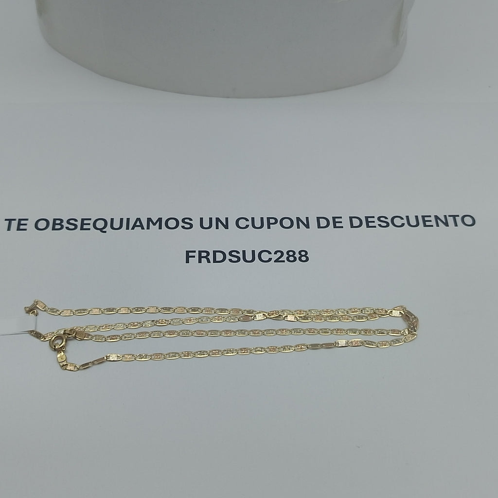 CADENA ORO 14 K 2,50 GRMS (SEMINUEVO)
