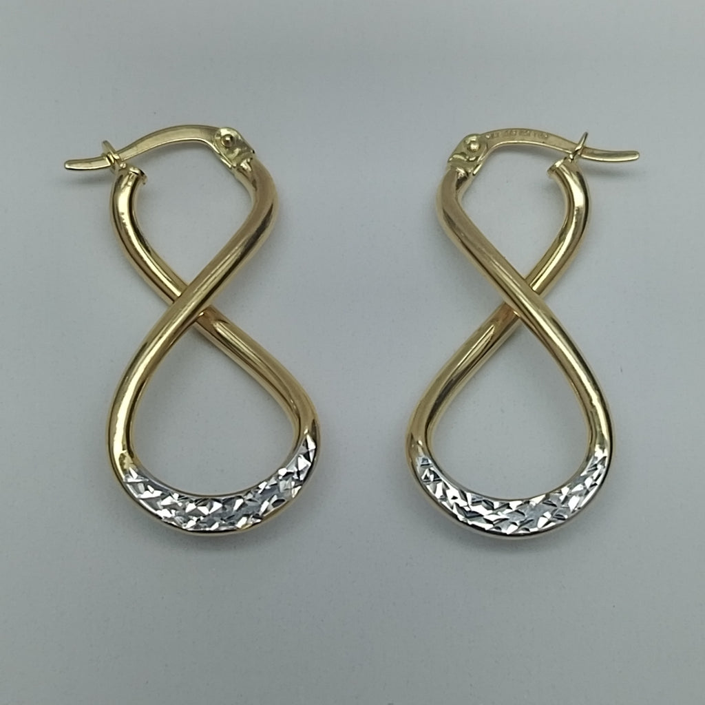 ARRACADAS PAR ORO 14 K 1.6 GRMS (SEMINUEVO)