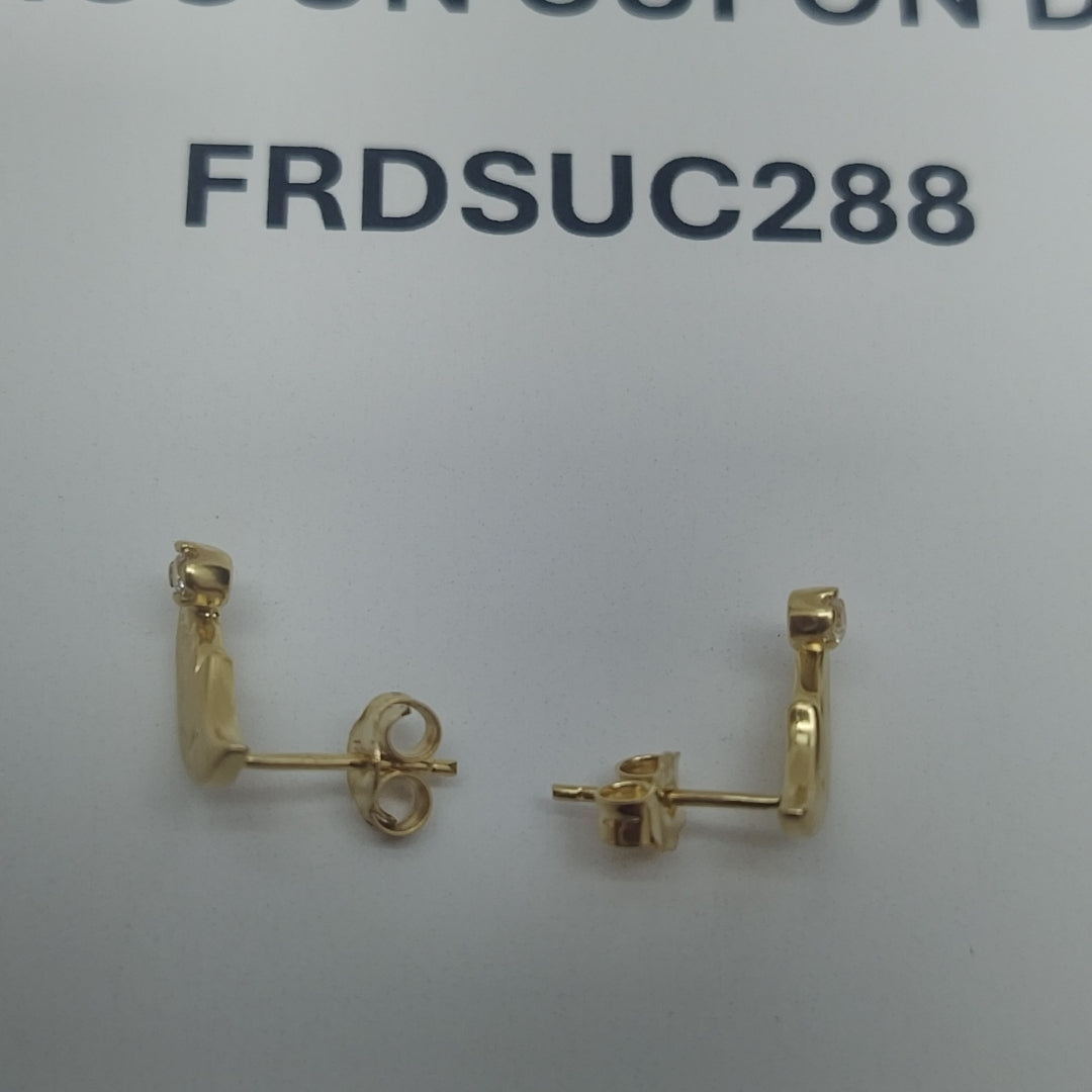 BROQUELES PAR ORO 14 K 1.3 GRMS (SEMINUEVO)