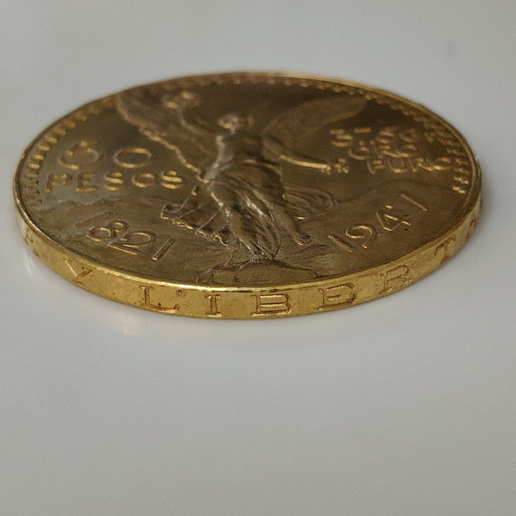 K1 41,60 GRMS 21 K IDENTIFICACIÓN MONEDA NOMINATIVA MONEDAS PESOS 50 PESOS (SEMINUEVO)