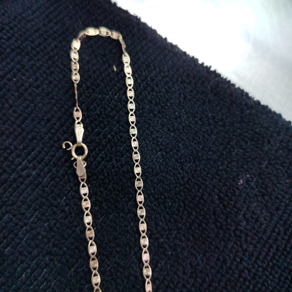 CADENA, MEDALLA RELIGIOSA ORO COMBINADO 10 K 4.2 GRMS (SEMINUEVO)