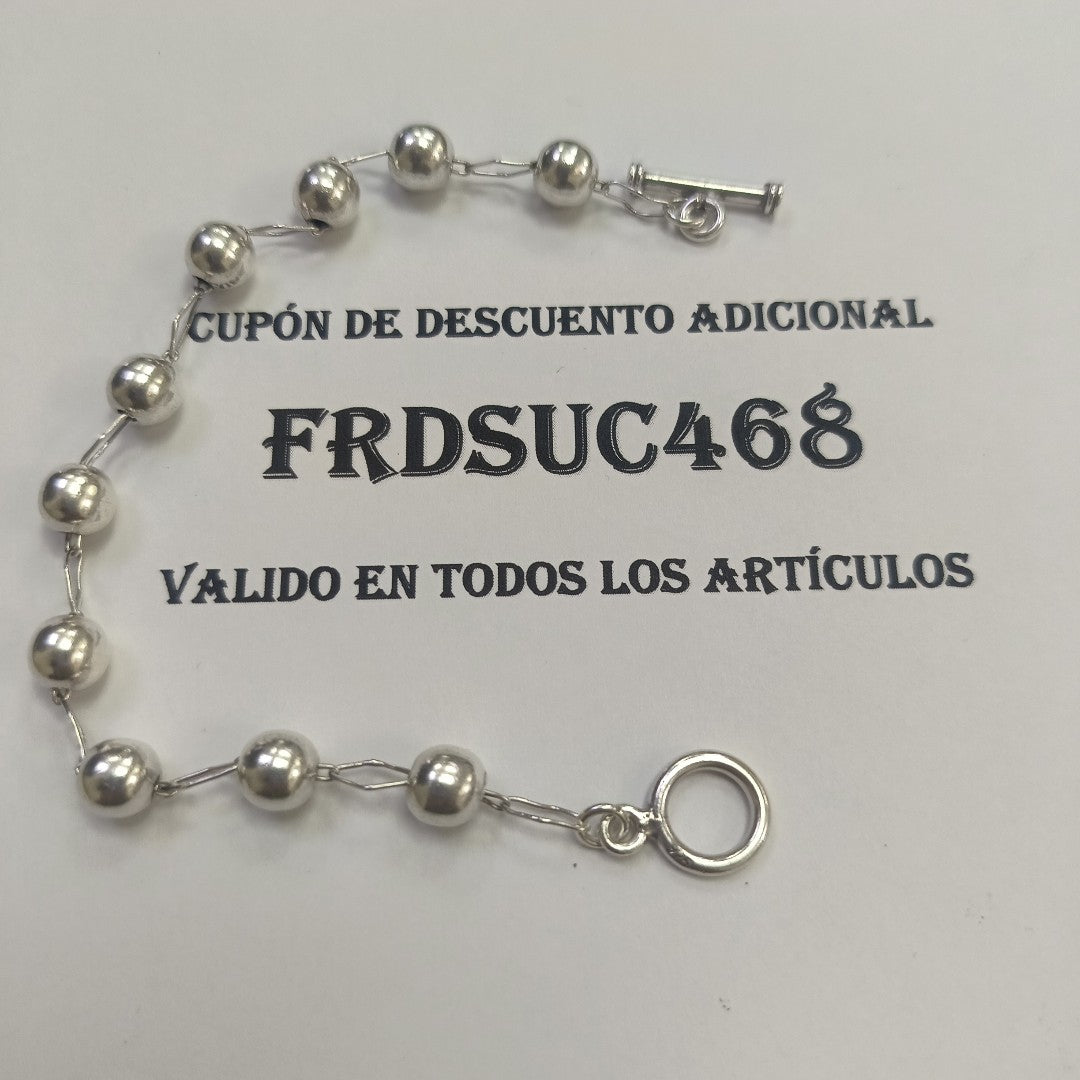 PULSERA PLATA 12.9 GRMS (SEMINUEVO)