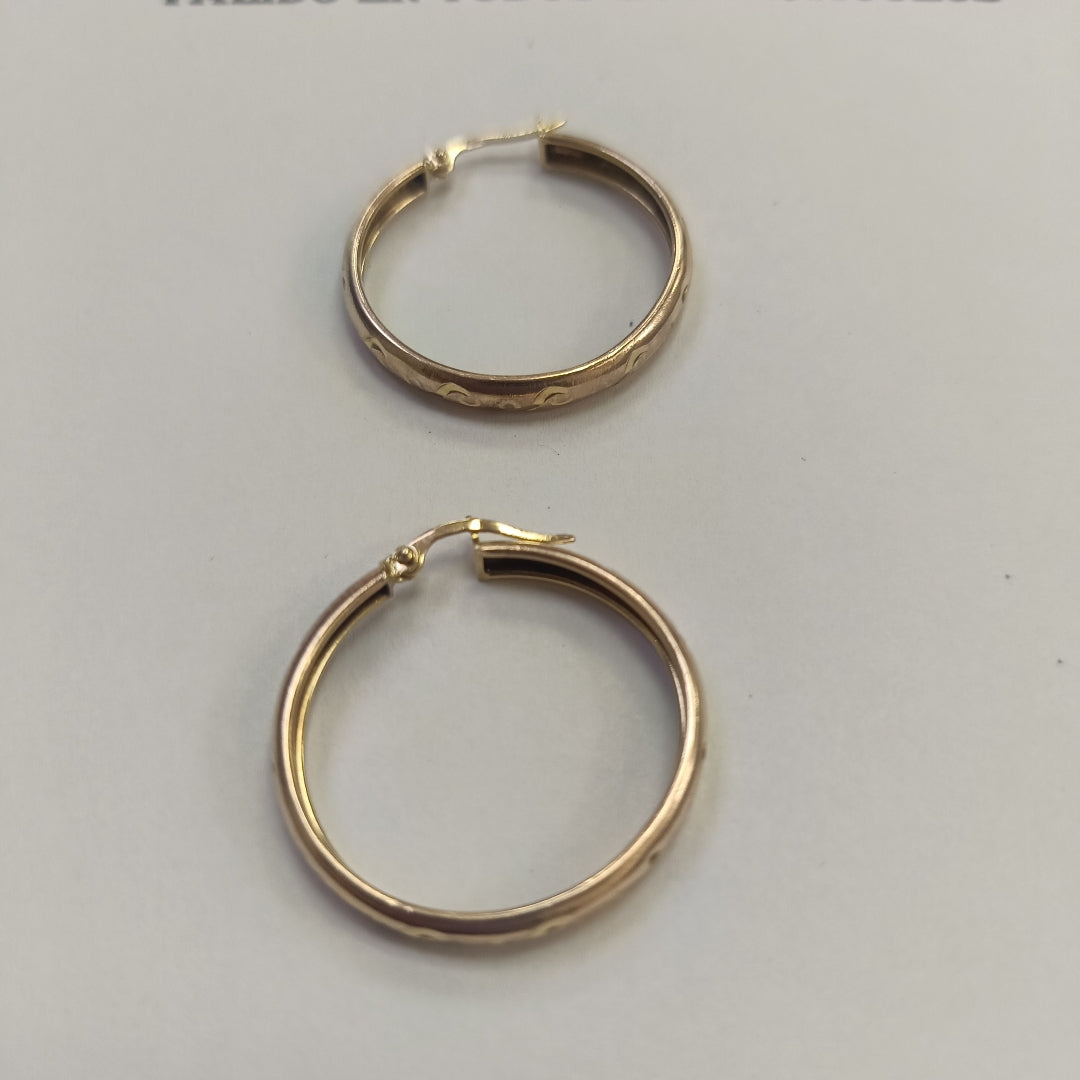ARETES PAR ORO 10 K 3,20 GRMS (SEMINUEVO)