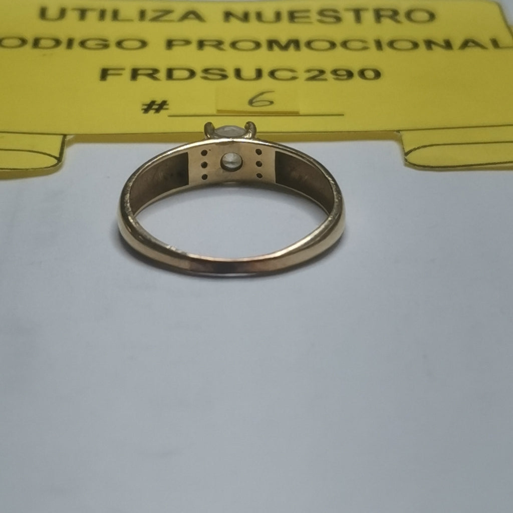 SOLITARIO ORO 14 K 1.5 GRMS (SEMINUEVO)