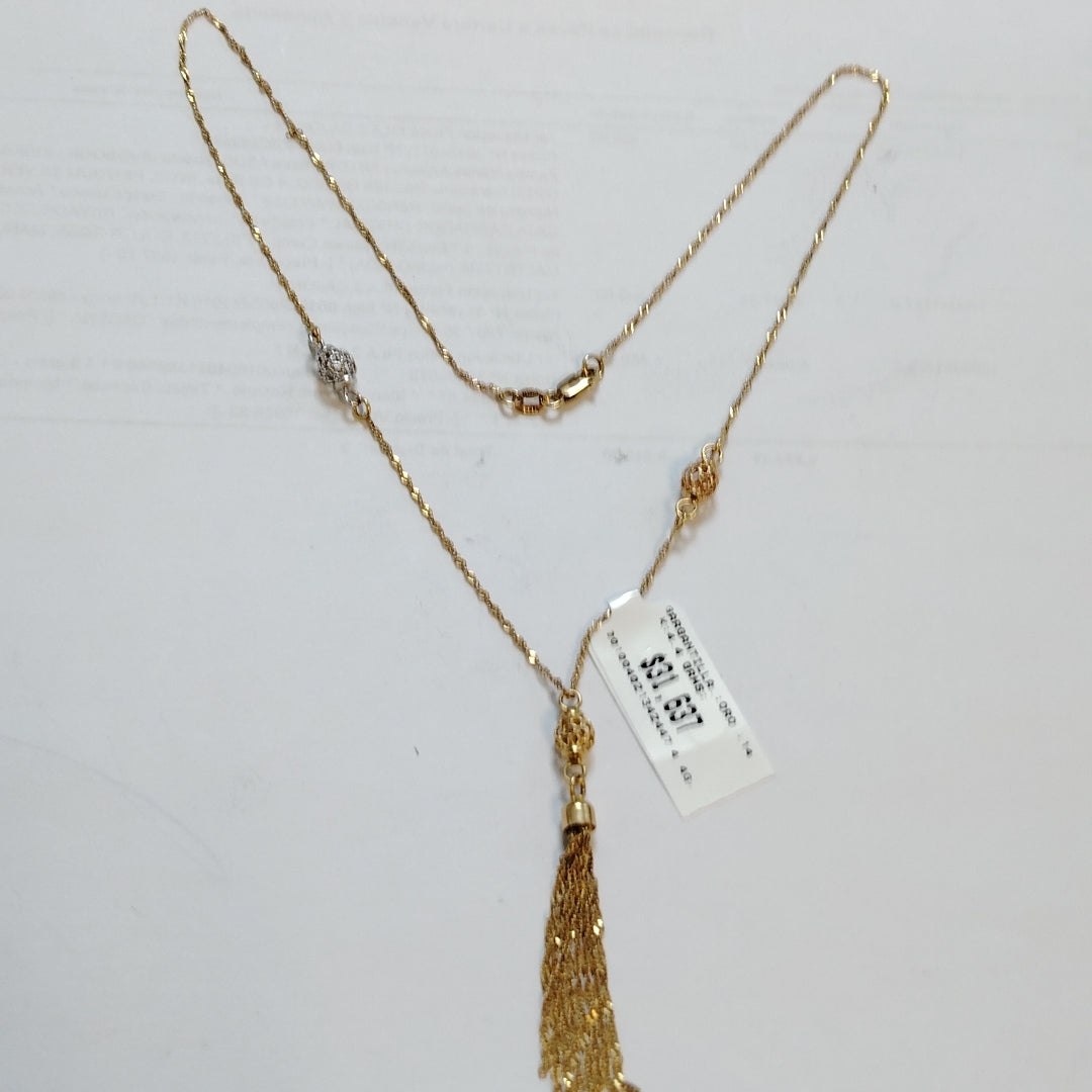 GARGANTILLA ORO 14 K 4.4 GRMS (SEMINUEVO)