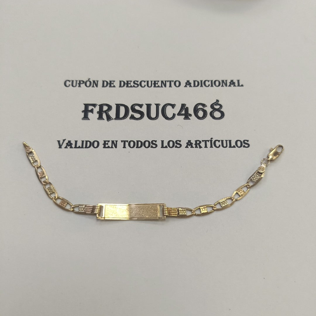 ESCLAVA ORO COMBINADO 10 K 4,00 GRMS (SEMINUEVO)