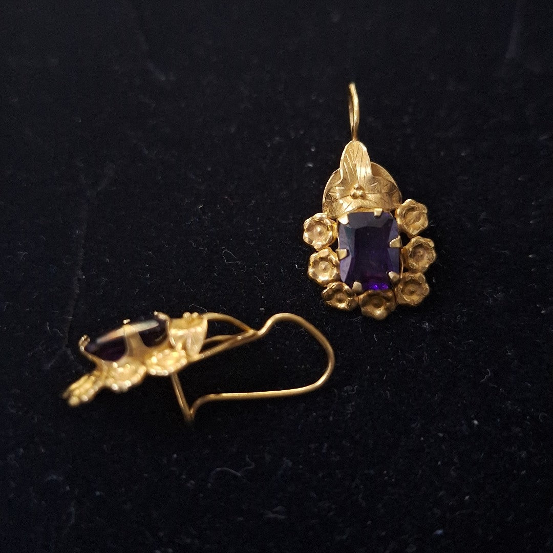 ARETES PAR ORO 18 K 3,00 GRMS (SEMINUEVO)