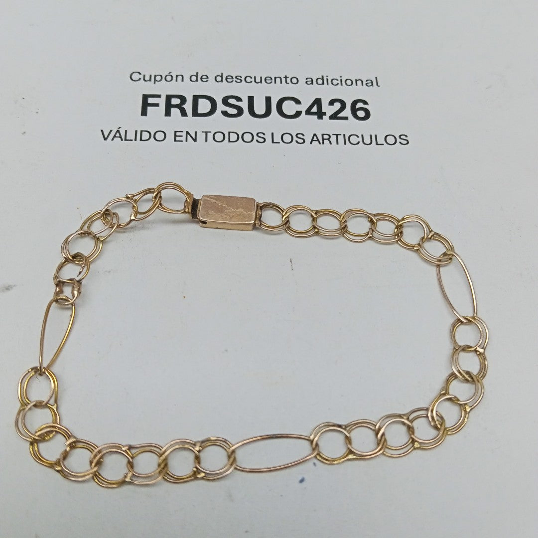 PULSERA ORO 10 K 3.6 GRMS (SEMINUEVO)