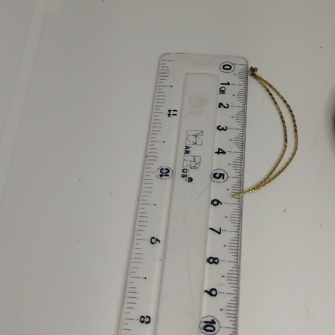 ARETES PAR ORO 14 K 1.6 GRMS (SEMINUEVO)