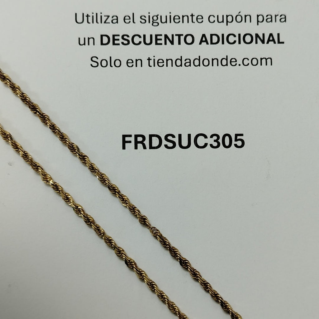 CADENA ORO 10 K 16.3 GRMS (SEMINUEVO)