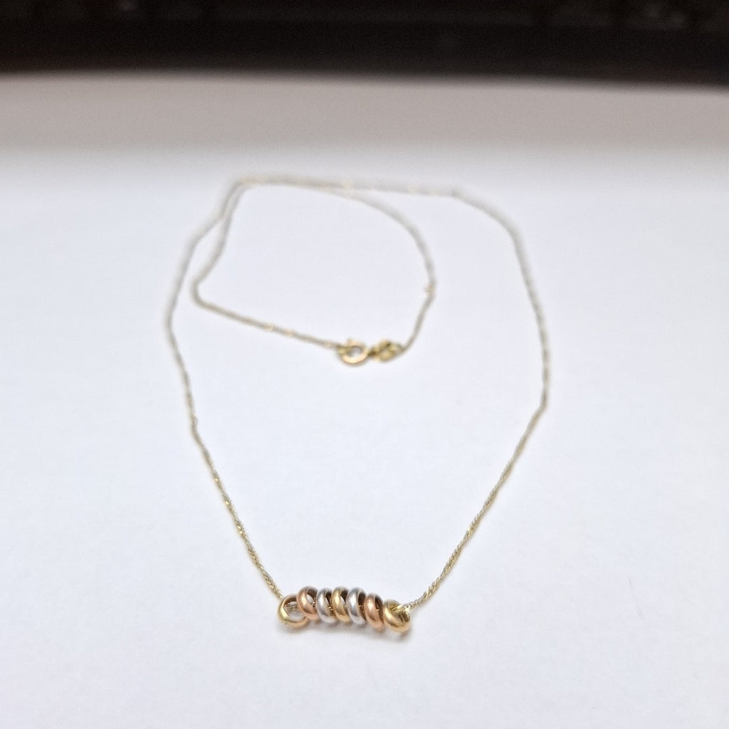 CADENA,DIJE ORO 14 K 1,30 GRMS (SEMINUEVO)
